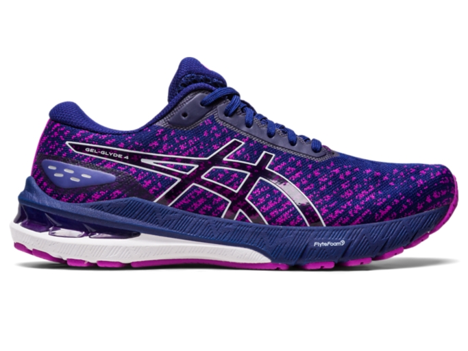 GEL GLYDE 4 Women Dive Blue White Damen Laufschuhe ASICS Outlet DE