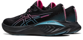 Scarpe Running da Strada Asics Cumulus 25 Donna Nero Rosa Stagione  Autunno/Inverno 2023