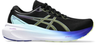 GEL-KAYANO 30 WIDE | BLACK/GLOW YELLOW | レディース ランニング