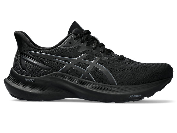 Image 1 of 7 of Women's Black/Black GT-2000 12 (D WIDE) Womens Running Shoes