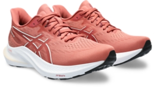 Women's CORE ASICS LOGO BRA, Brisket Red/Port Royal