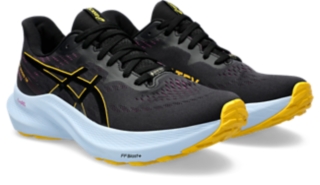 Women s GT 2000 12 GTX Black Saffron Running Shoes ASICS