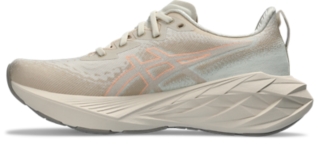 ASICS Novablast 4 Women's Shoes Oatmeal/Moonrock - Running Warehouse Europe