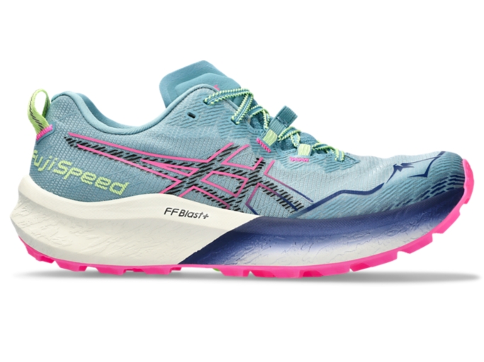 FUJISPEED 2 Women Gris Blue Black Damen Laufschuhe ASICS Outlet DE