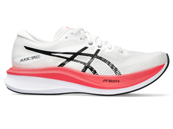 Women's MAGIC SPEED 3 | White/Black | Running Shoes | ASICS