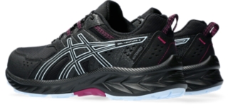 Women's GEL-VENTURE 9 WATERPROOF | Black/Light Blue | Running Shoes | ASICS