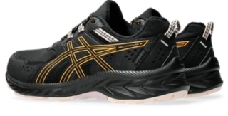 GEL-VENTURE 9 WATERPROOF | BLACK/STADIUM ORANGE | レディース ランニング シューズ【ASICS公式】