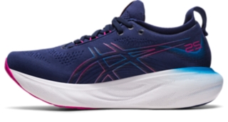 Zapatillas ASICS GEL-Nimbus 25 Indigo Blue/Pure Silver Mujer - ASICS Perú |  Calzado, Vestuario y Accesorios