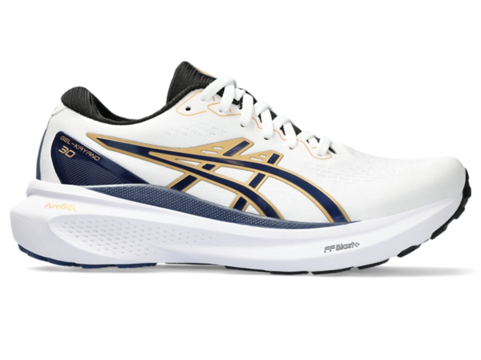 Women's GEL-KAYANO 30 ANNIVERSARY | White/Deep Ocean | Running Shoes | ASICS