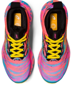 ASICS GEL-NIMBUS 25 COLOR INJECTION - Zapatillas de running neutras -  aquarium/vibrant yellow/multicolor 