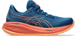 GEL CUMULUS 26 Women Rich Navy Faded Orange Women s Running Shoes ASICS United States