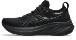  ASICS Men's Gel-Nimbus 23 Running Shoes, 8, Black/White