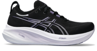 Black and shop purple womens asics