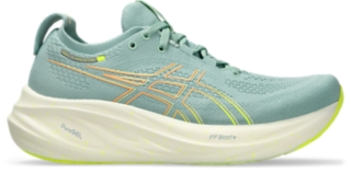 GEL NIMBUS 26 Women Light Celadon Safety Yellow Women s Running Shoes ASICS UK