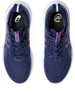 GEL NIMBUS 26 Women Blue Expanse Bold Magenta Women s Running Shoes ASICS United States