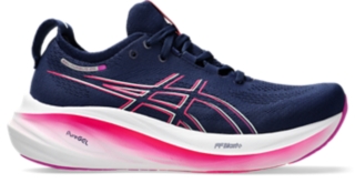 GEL NIMBUS 26 Women Blue Expanse Bold Magenta Women s Running Shoes ASICS PL