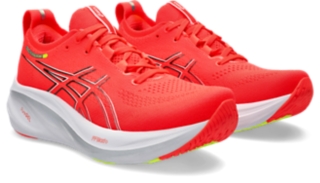 GEL NIMBUS 26 Women Sunrise Red Pure Silver Women s Running Shoes ASICS United States