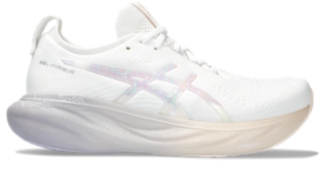 Women's GEL-NIMBUS 25 ANNIVERSARY | White/Rose Dust | Running Shoes | ASICS