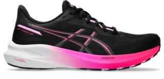 GT 1000 13 Women Black Pink Glo Womens Running Shoes ASICS Australia