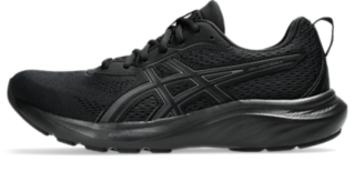 Asics black womens fashion running shoes