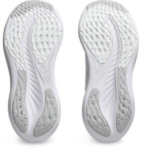 Women's GEL-NIMBUS 26 PLATINUM, Real White/Pure Silver, Running Shoes