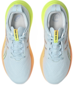 GEL NIMBUS 26 PARIS Women Cool Grey Safety Yellow Women s Running Shoes ASICS United States