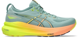 GEL KAYANO 31 CELEBRATION OF SPORT Women Light Celadon Safety Yellow Scarpe da running da donna ASICS IT