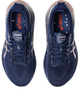 GEL KAYANO 31 PLATINUM Women Blue Expanse Rose Gold Damen Laufschuhe ASICS DE