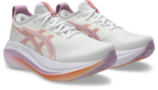 GEL-NIMBUS 27 | Women | White/Glacier Grey | Women's Running Shoes | ASICS United States
