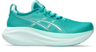 GEL NIMBUS 27 Women Wave Teal Illuminate Mint Zapatillas de running para mujer ASICS ES