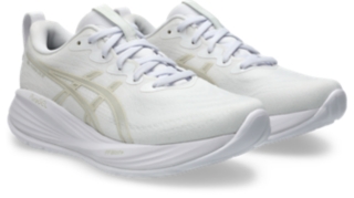 GEL-CUMULUS 27 | Women | White/Lake Grey | Women's Running Shoes | ASICS United States