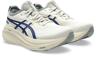 GEL-NIMBUS 27 ASICS TRACK CLUB | Women | Birch/Indigo Blue | Women's Running Shoes | ASICS United States