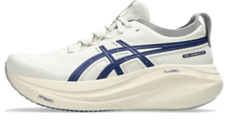 GEL-NIMBUS 27 ASICS TRACK CLUB | Women | Birch/Indigo Blue | Women's Running Shoes | ASICS United States
