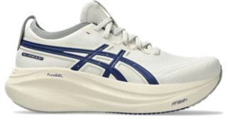 GEL-NIMBUS 27 ASICS TRACK CLUB | Women | Birch/Indigo Blue | Women's Running Shoes | ASICS United States