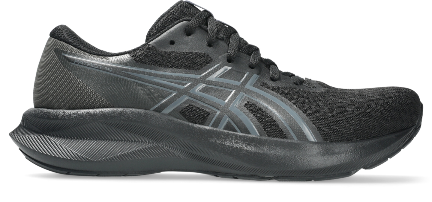 Женские кроссовки ASICS Patriot 14, цвет: Чёрный / Серый — фото 1