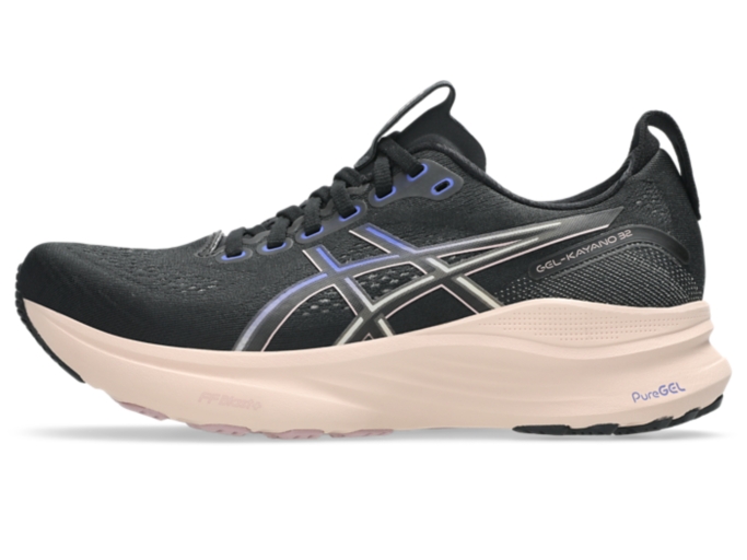 GEL-KAYANO 32 | Women | BLACK/PEARL PINK | Women's Running Shoes