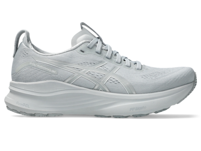 アシックス GEL-KAYANO 32 NARROW 24cm レディース Asics Gel Kayano 32 Piedmont Grey - Gravel – Fit2Run