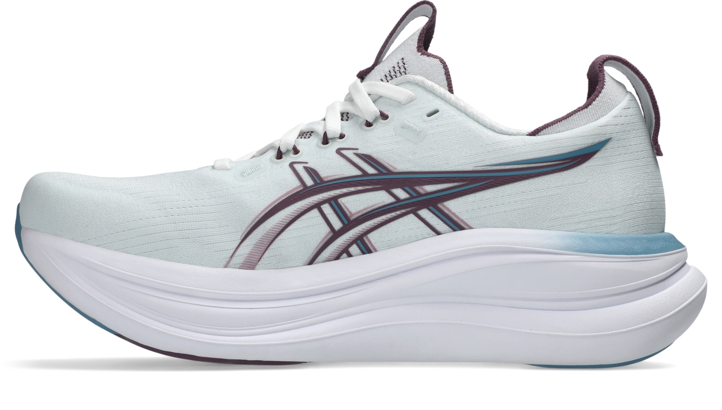 Женские кроссовки ASICS Gel-Nimbus 28, цвет: Синий / Бархатный фиолетовый — фото 4