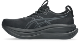 Image 4 of 8 of Women's BLACK/GRAPHITE GREY GEL-NIMBUS 28 WIDE Women’s Running Shoes