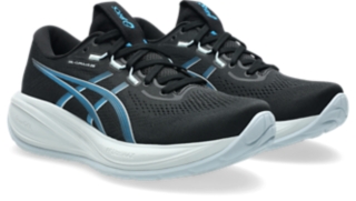 Image 2 of 8 of Women's BLACK/AEGEAN BLUE GEL-CUMULUS 28 WIDE Women Running Shoes
