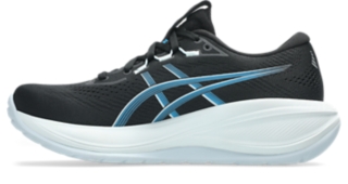 Image 4 of 8 of Women's BLACK/AEGEAN BLUE GEL-CUMULUS 28 WIDE Women Running Shoes