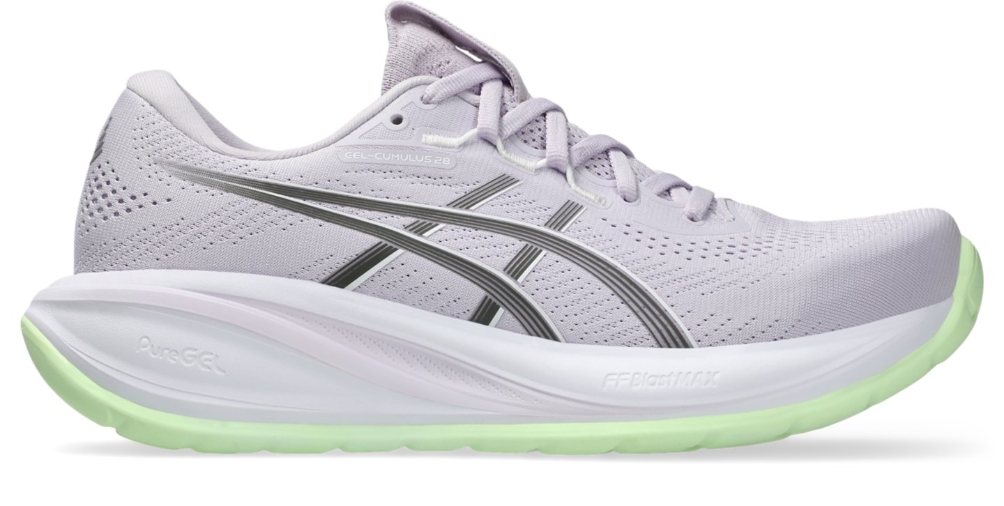 Женские кроссовки ASICS Gel-Cumulus 28 Wide, цвет: Жёлтый — фото 1