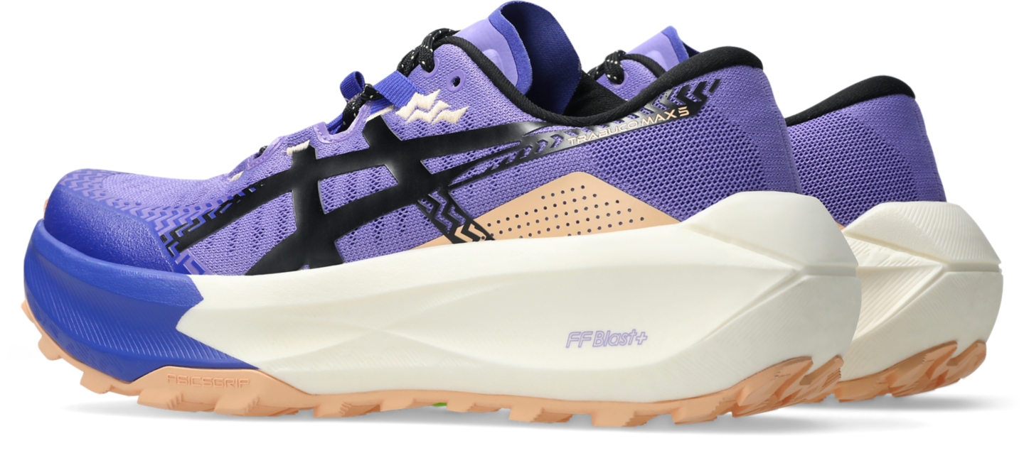 Женские кроссовки ASICS Trabuco Max 5, цвет: Аметистовый / Чёрный — фото 3