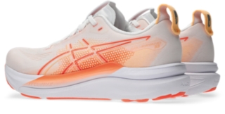 GEL-KAYANO 33, White/Vivid Coral 3