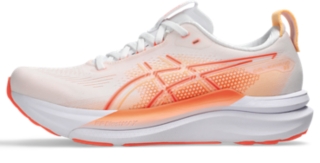 White/Vivid Coral