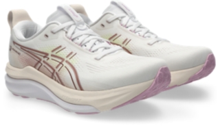 GEL-KAYANO 33 WIDE, White/Hazy Lilac 2