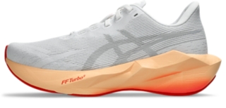 White/Vivid Coral