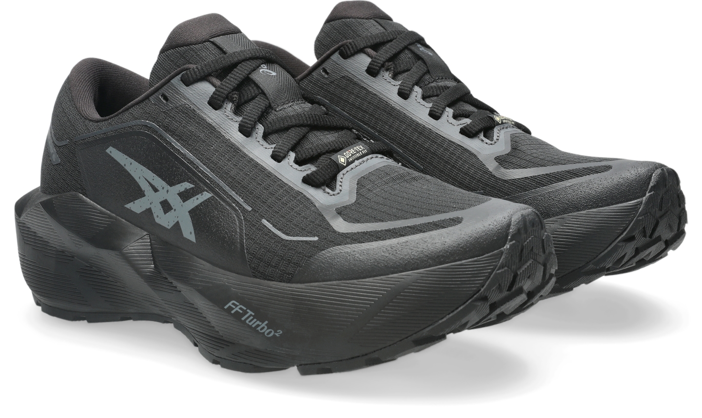 Женские кроссовки ASICS Novablast 6 GTX, цвет: Чёрный / Графитовый серый — фото 2