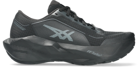Женские кроссовки ASICS Novablast 6 GTX, цвет: Чёрный / Графитовый серый