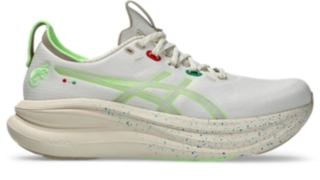 GEL-NIMBUS 28 ATHLETE, Cream/Illuminate Green 1